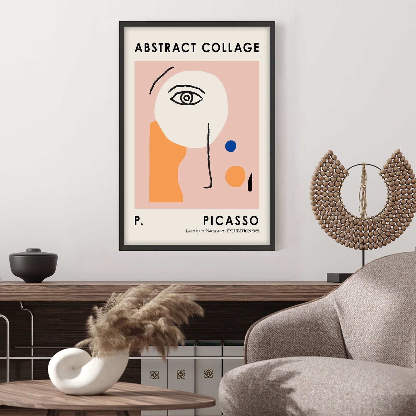 Ethan Taylor 'Picasso Abstract Figure I' Framed Art Print