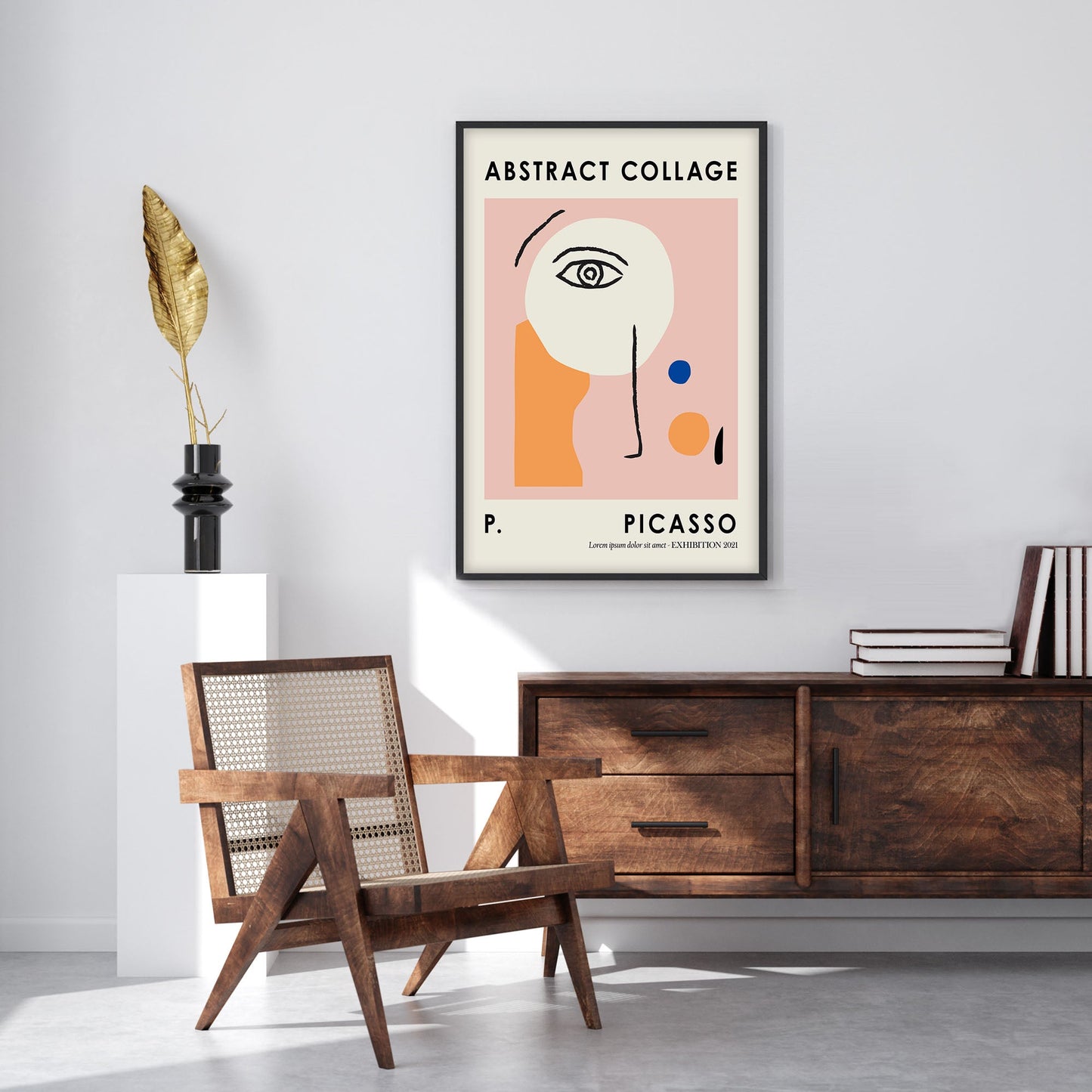 Ethan Taylor 'Picasso Abstract Figure I' Framed Art Print