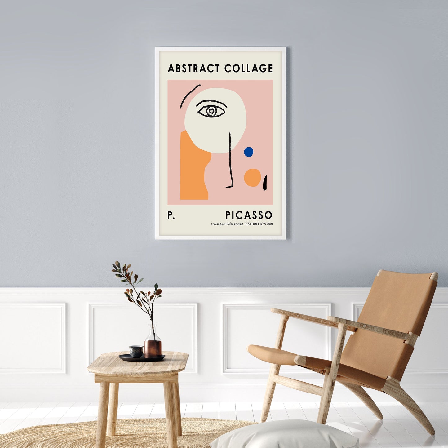 Ethan Taylor 'Picasso Abstract Figure I' Framed Art Print