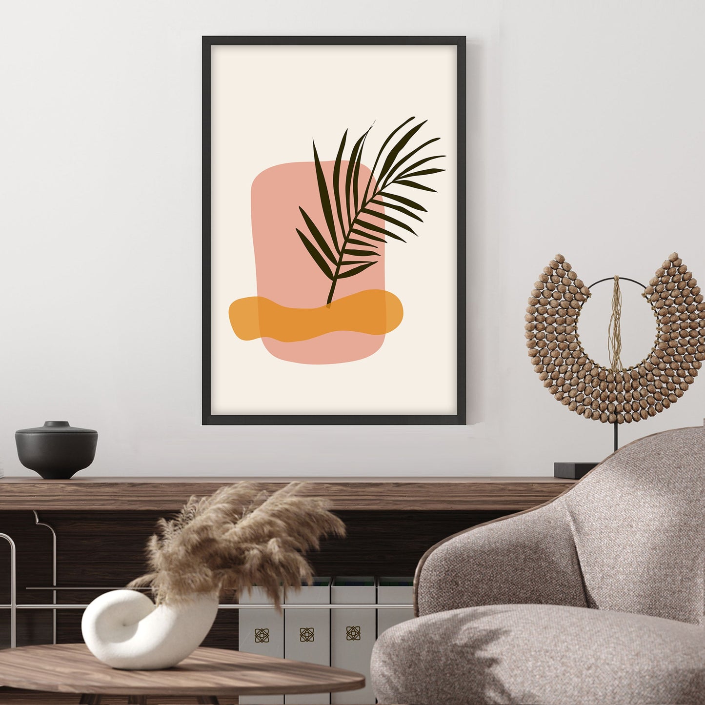 Ethan Taylor 'Palm Leaf' Framed Art Print