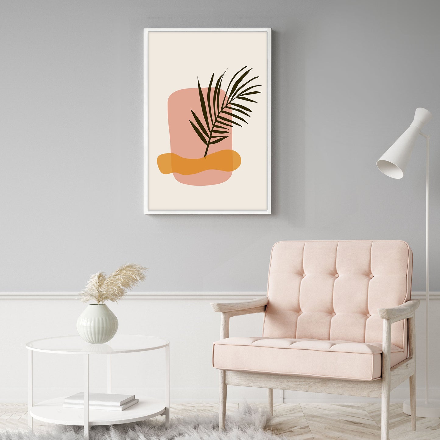 Ethan Taylor 'Palm Leaf' Framed Art Print