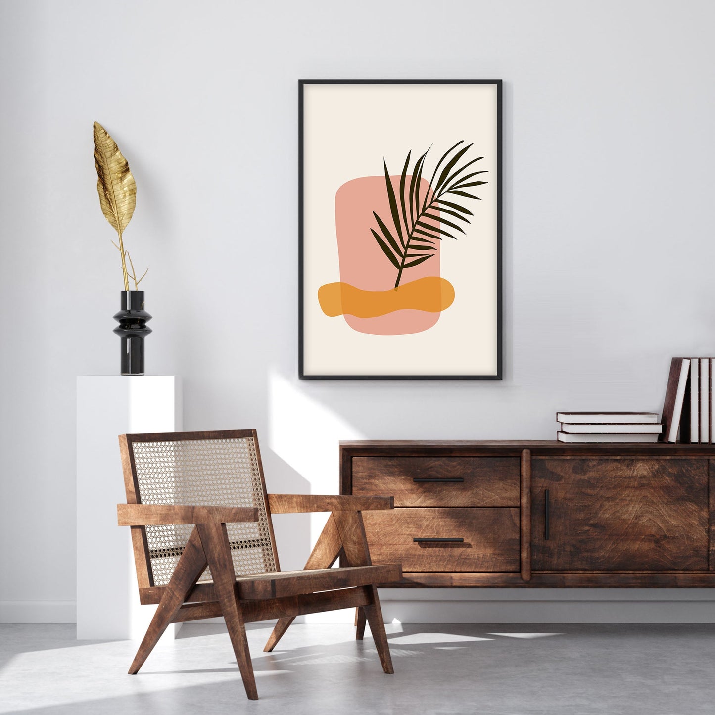 Ethan Taylor 'Palm Leaf' Framed Art Print