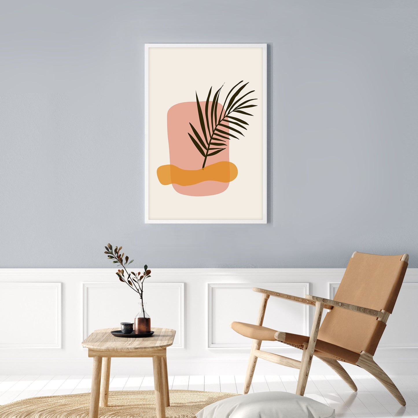 Ethan Taylor 'Palm Leaf' Framed Art Print