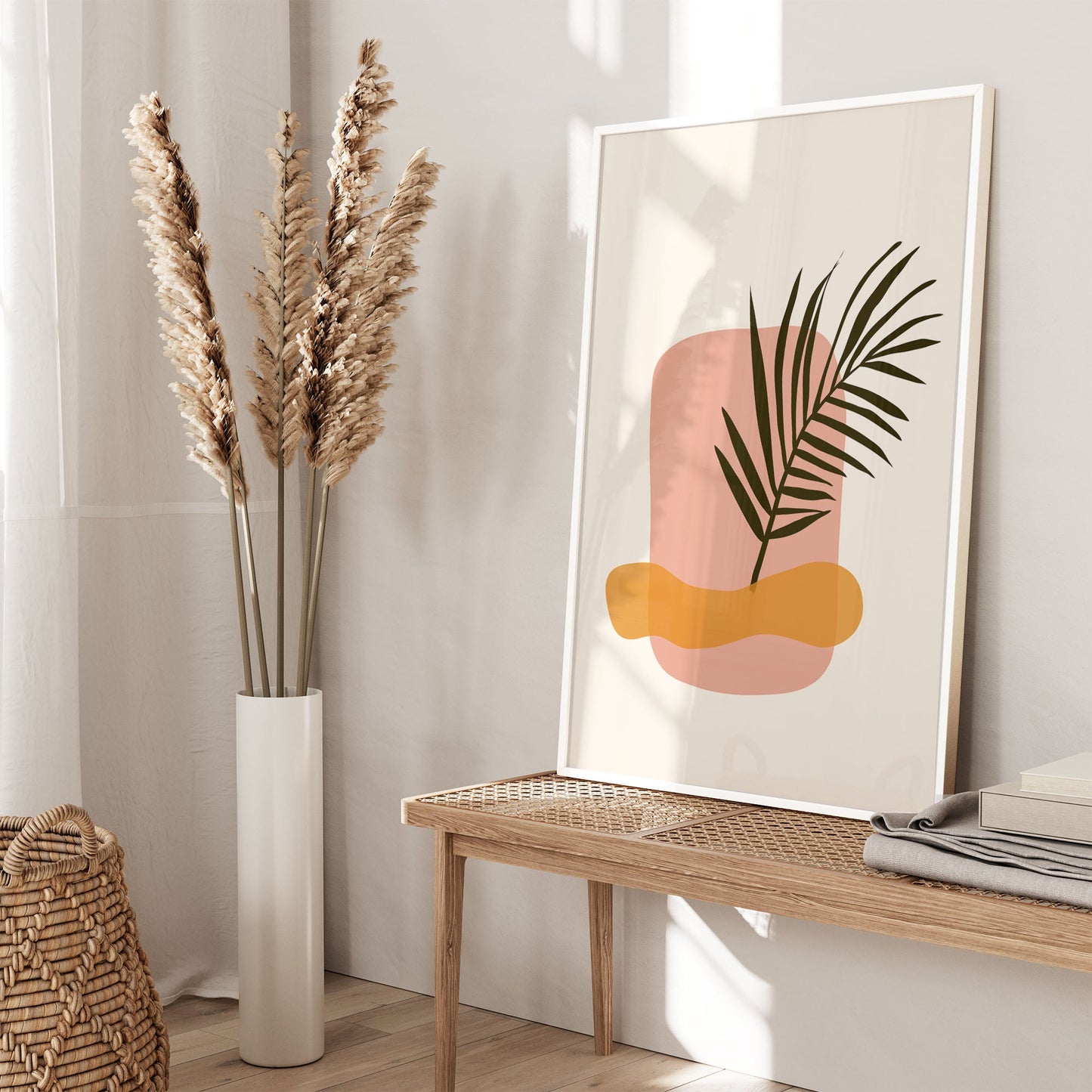 Ethan Taylor 'Palm Leaf' Framed Art Print