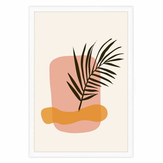 Ethan Taylor 'Palm Leaf' Framed Art Print