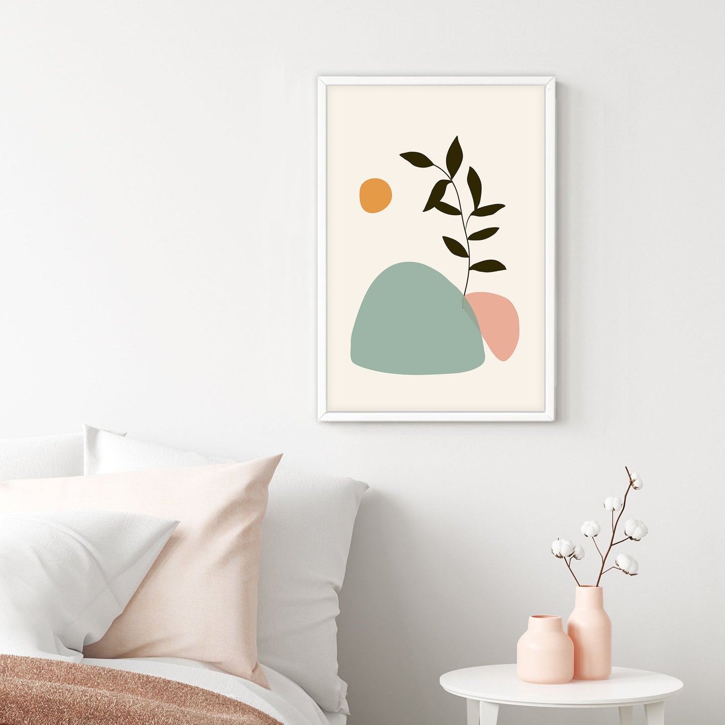 Ethan Taylor 'Boho Leaf' Framed Art Print