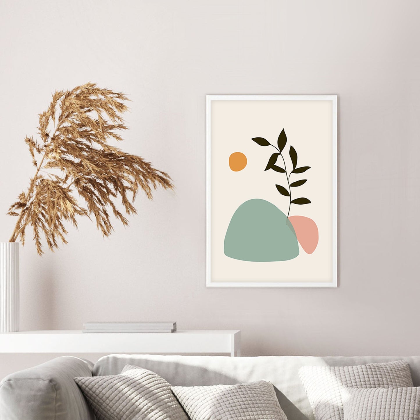 Ethan Taylor 'Boho Leaf' Framed Art Print