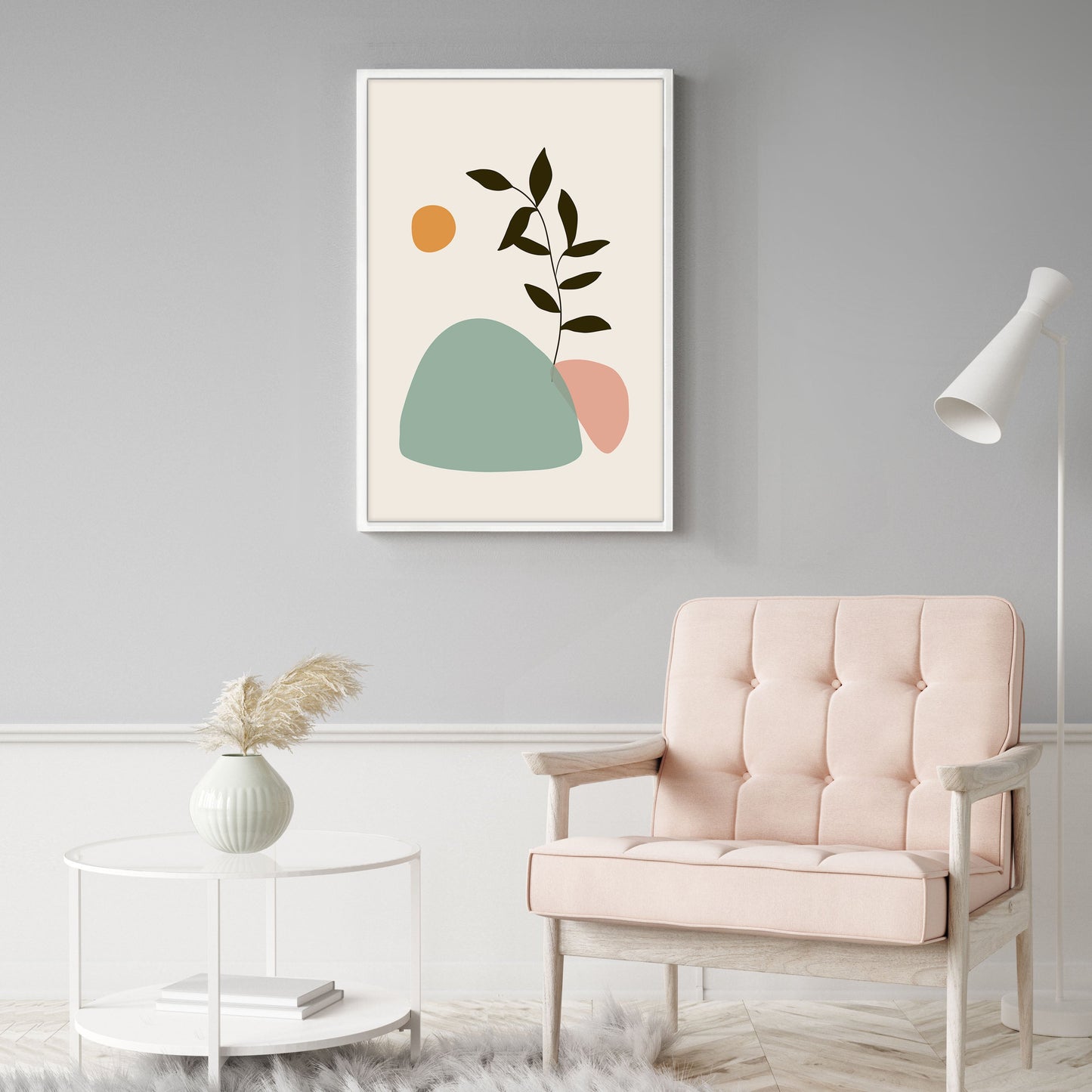 Ethan Taylor 'Boho Leaf' Framed Art Print