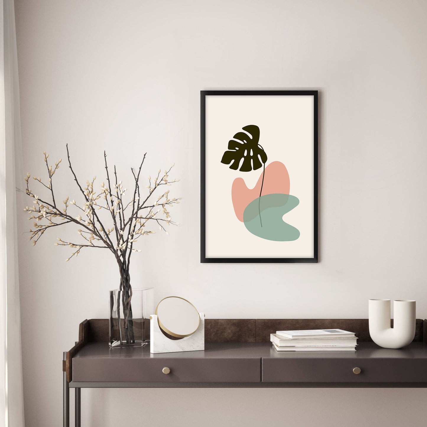 Ethan Taylor 'Bohemian Monstera' Framed Art Print