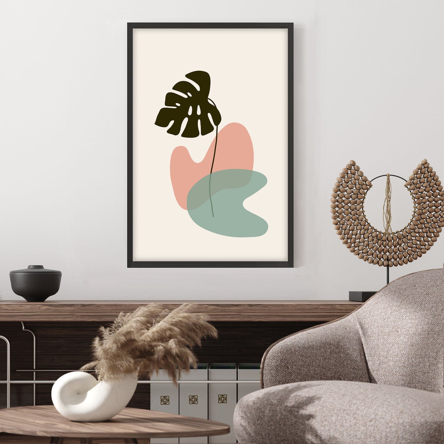 Ethan Taylor 'Bohemian Monstera' Framed Art Print