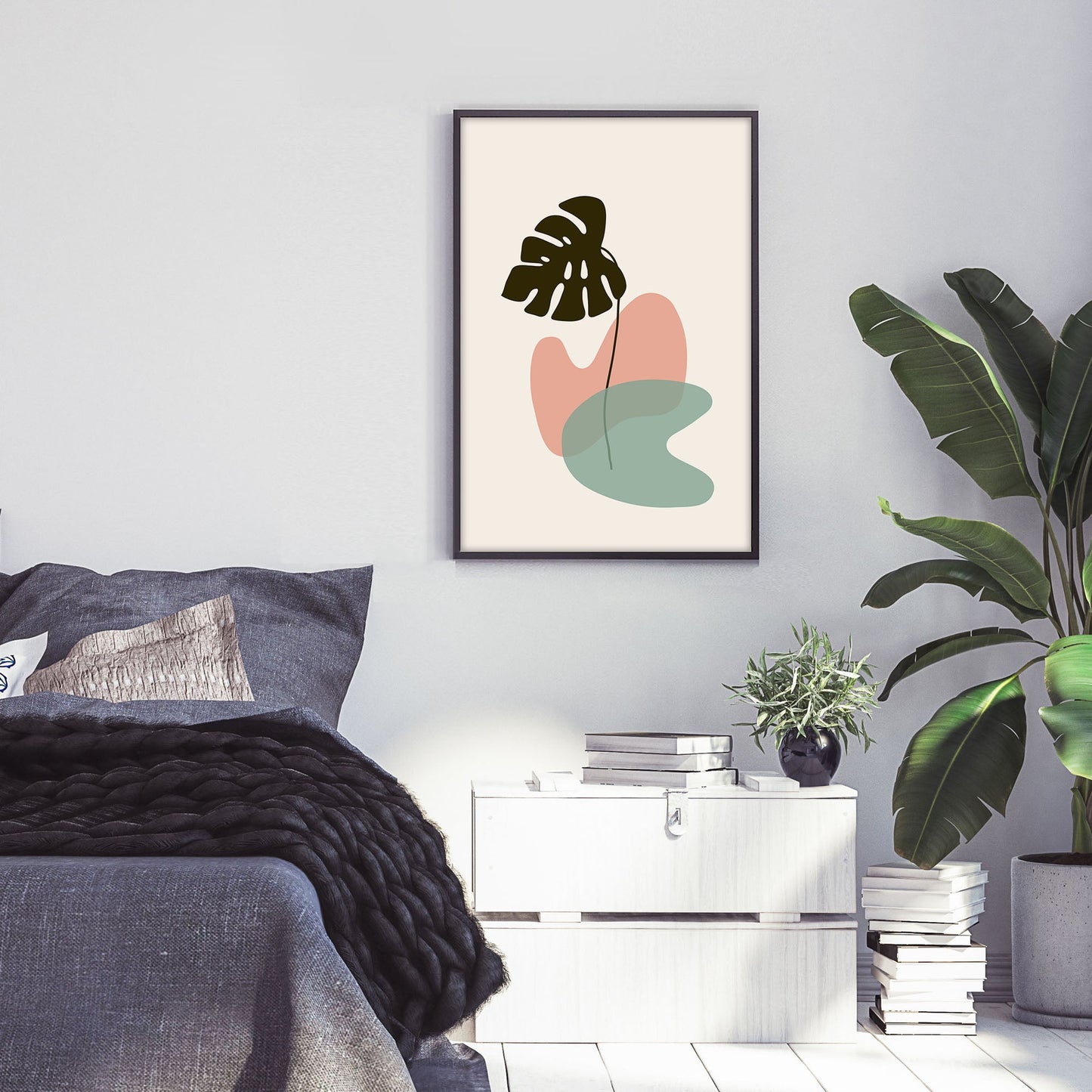 Ethan Taylor 'Bohemian Monstera' Framed Art Print