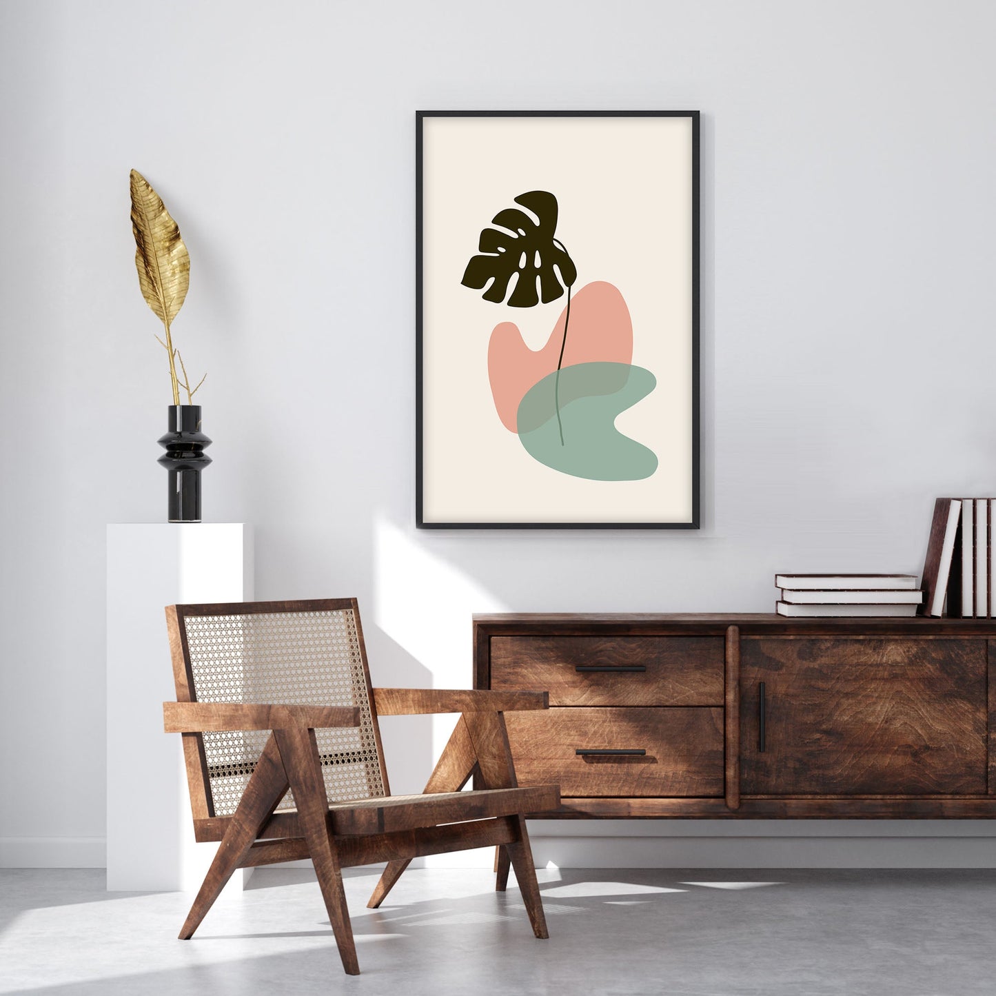 Ethan Taylor 'Bohemian Monstera' Framed Art Print