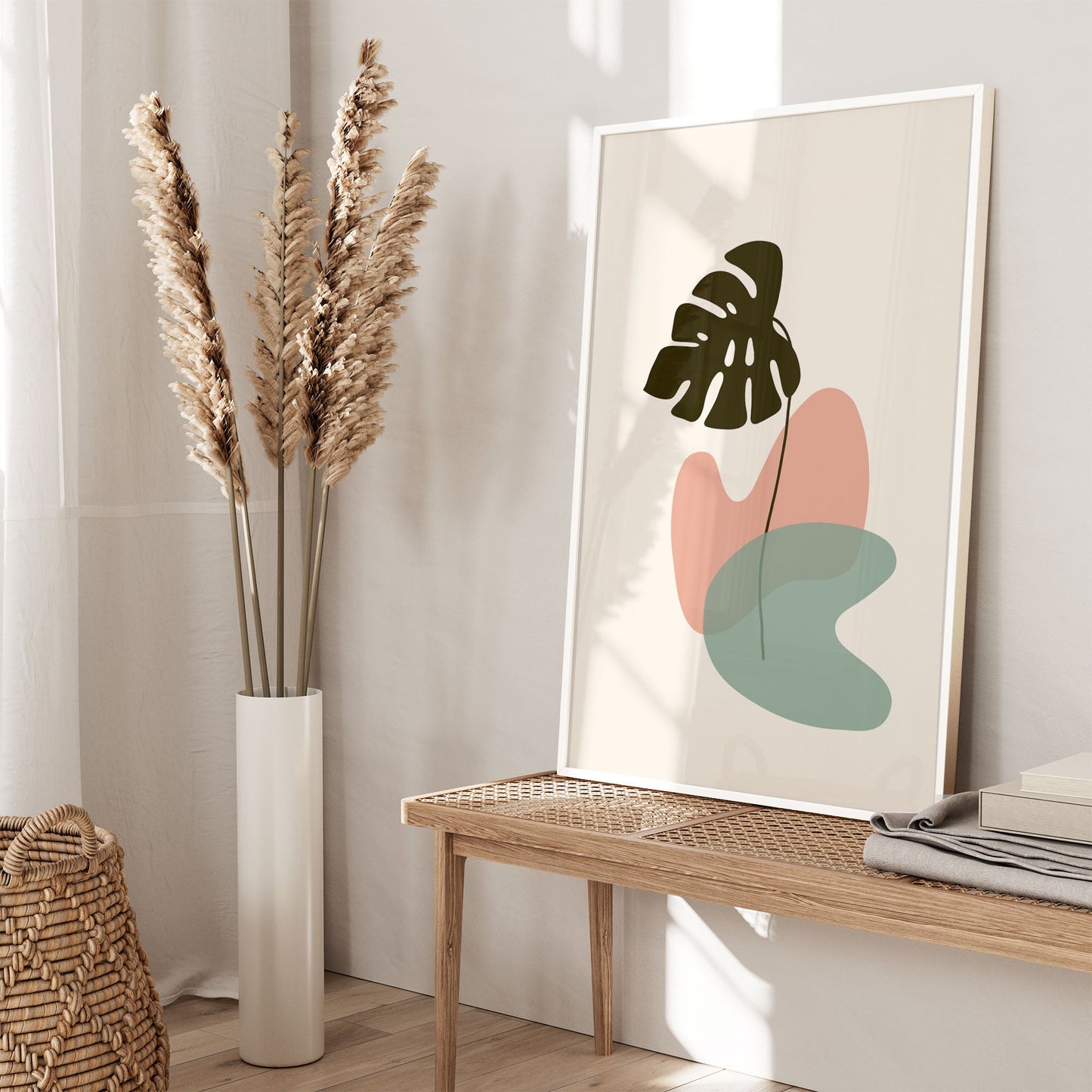 Ethan Taylor 'Bohemian Monstera' Framed Art Print