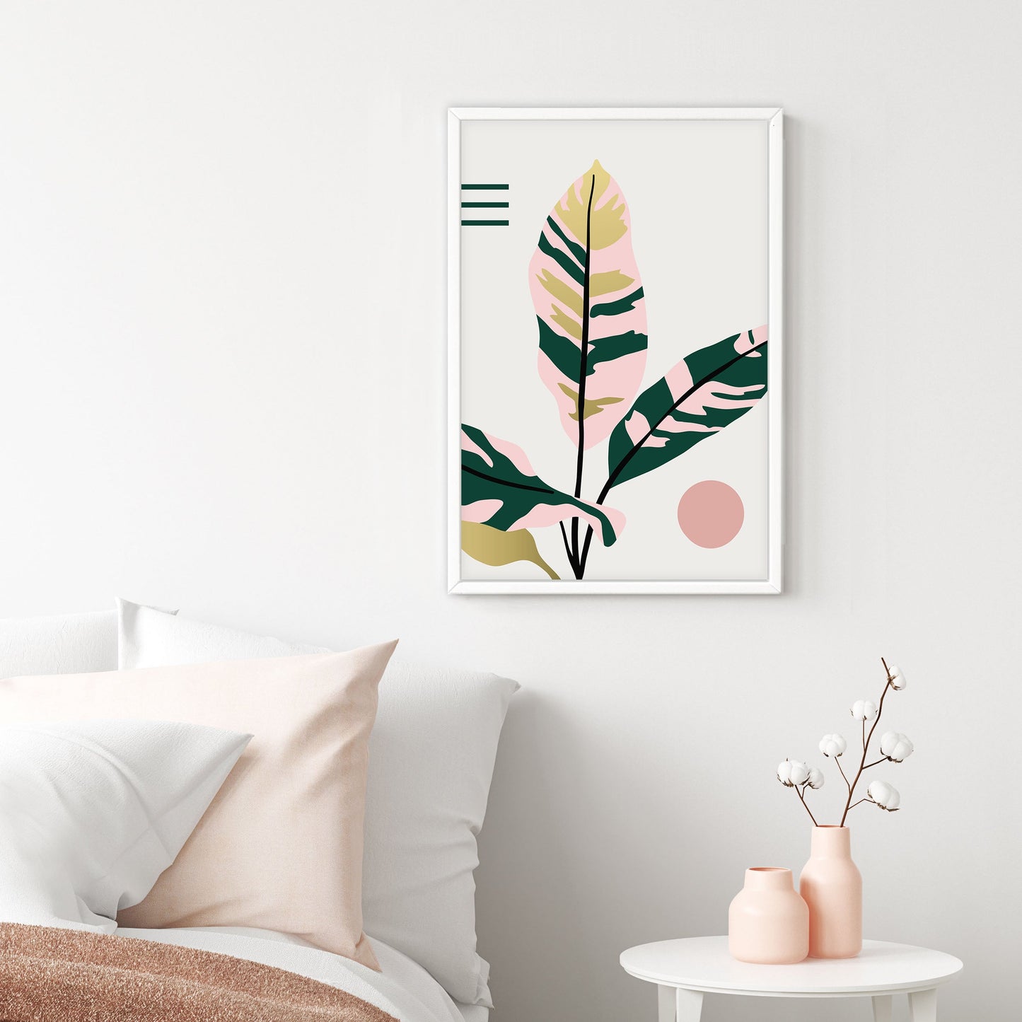 Ethan Taylor 'Tropical Leaves I' Framed Art Print