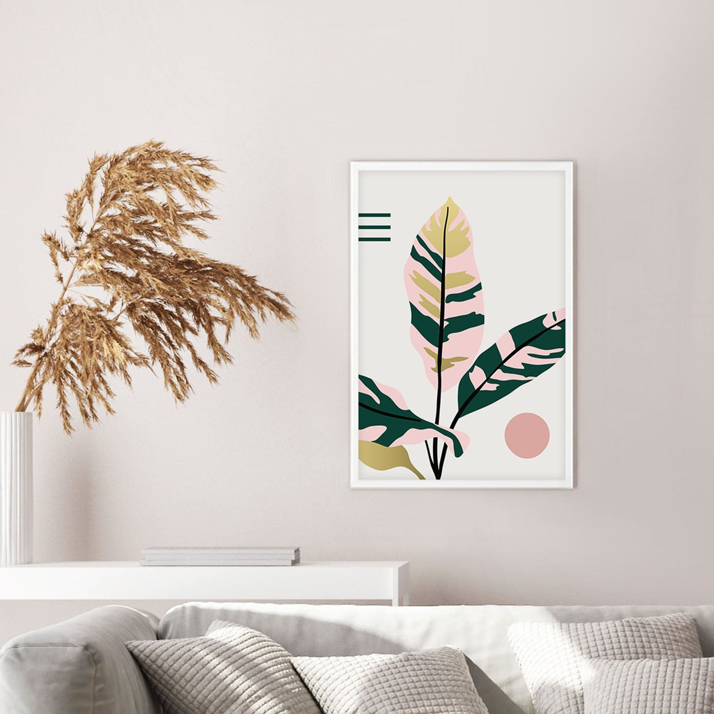 Ethan Taylor 'Tropical Leaves I' Framed Art Print