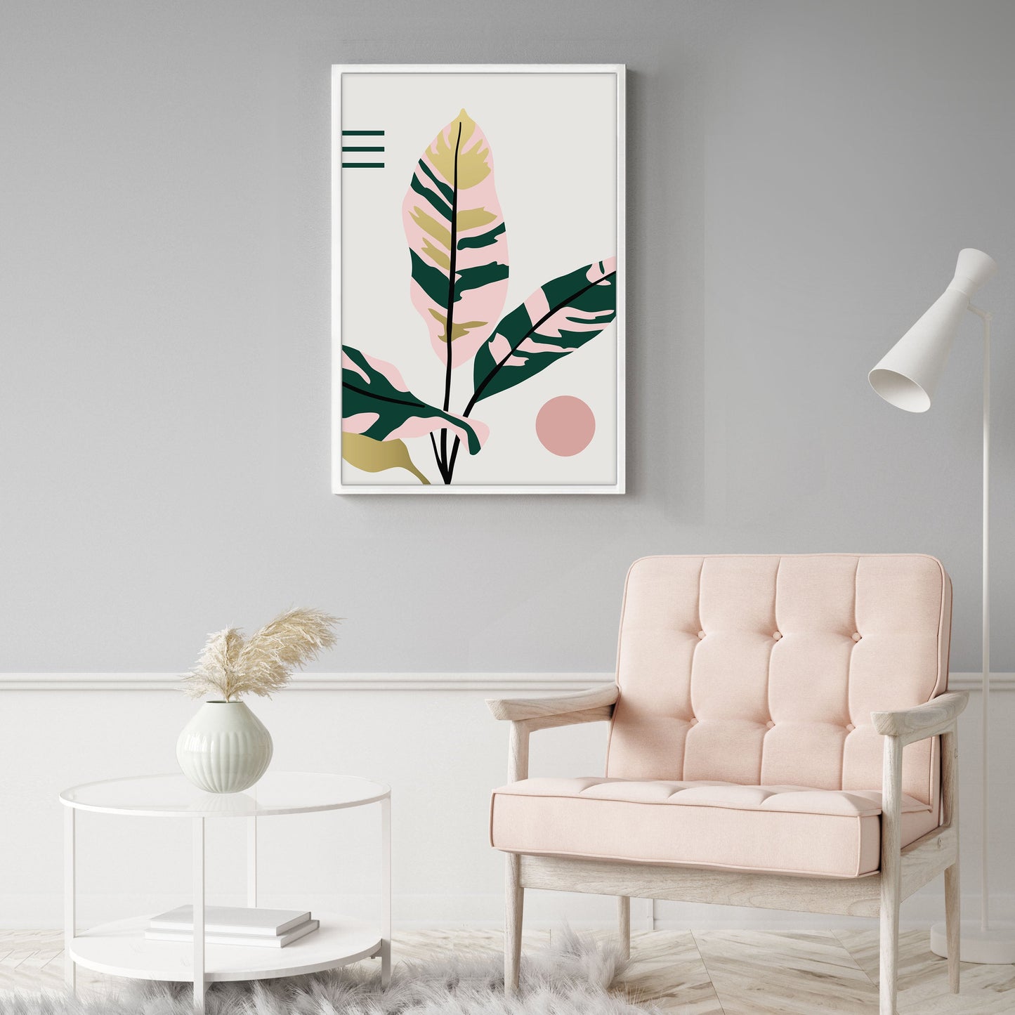 Ethan Taylor 'Tropical Leaves I' Framed Art Print