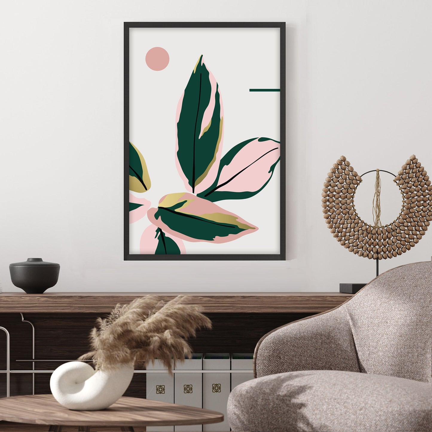 Ethan Taylor 'Tropical Leaves III' Framed Art Print