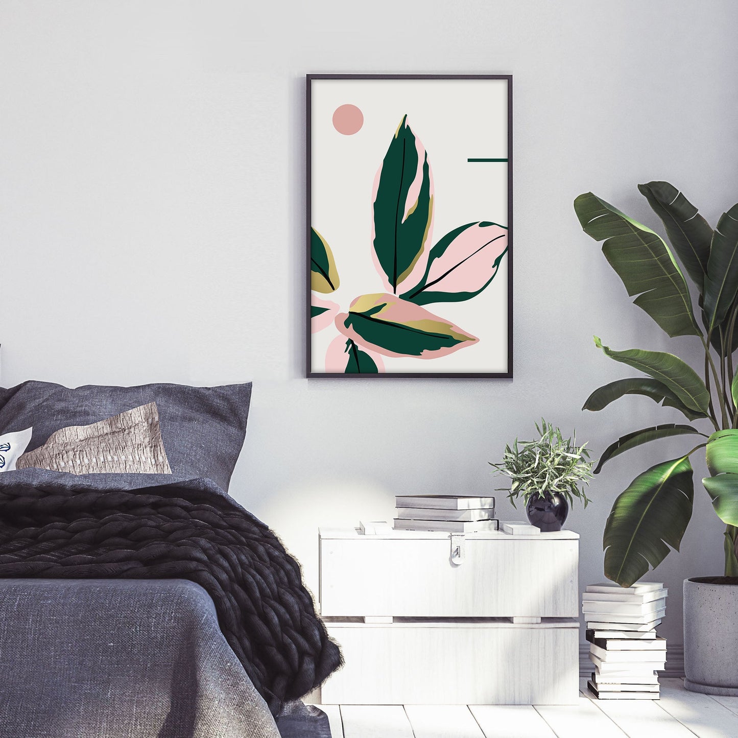 Ethan Taylor 'Tropical Leaves III' Framed Art Print