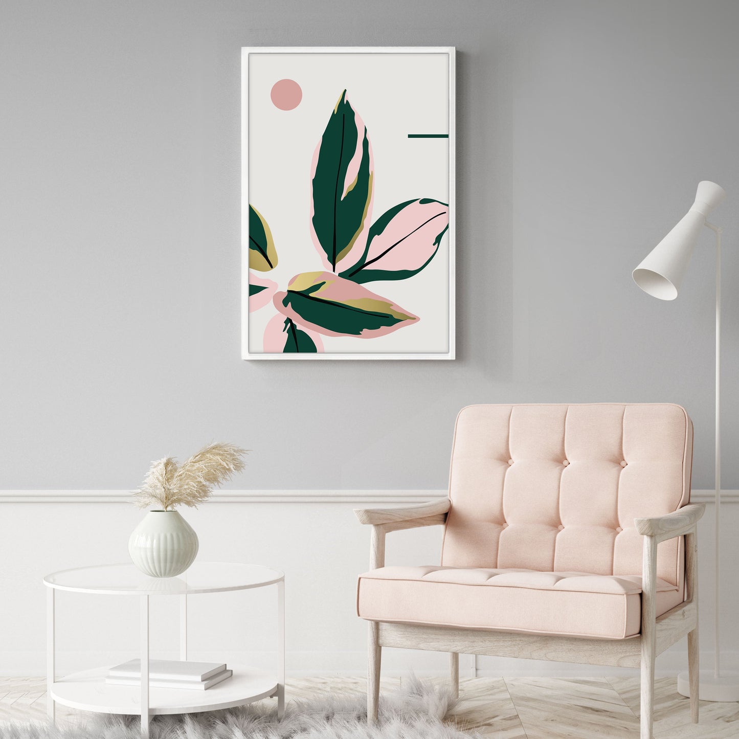 Ethan Taylor 'Tropical Leaves III' Framed Art Print