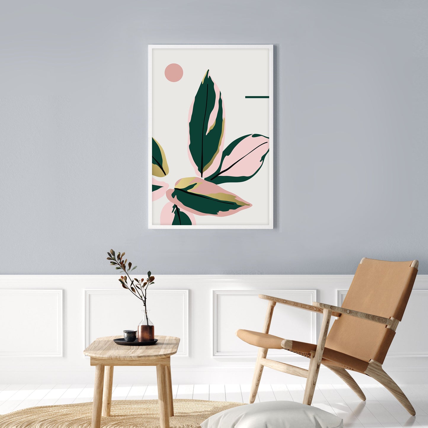 Ethan Taylor 'Tropical Leaves III' Framed Art Print