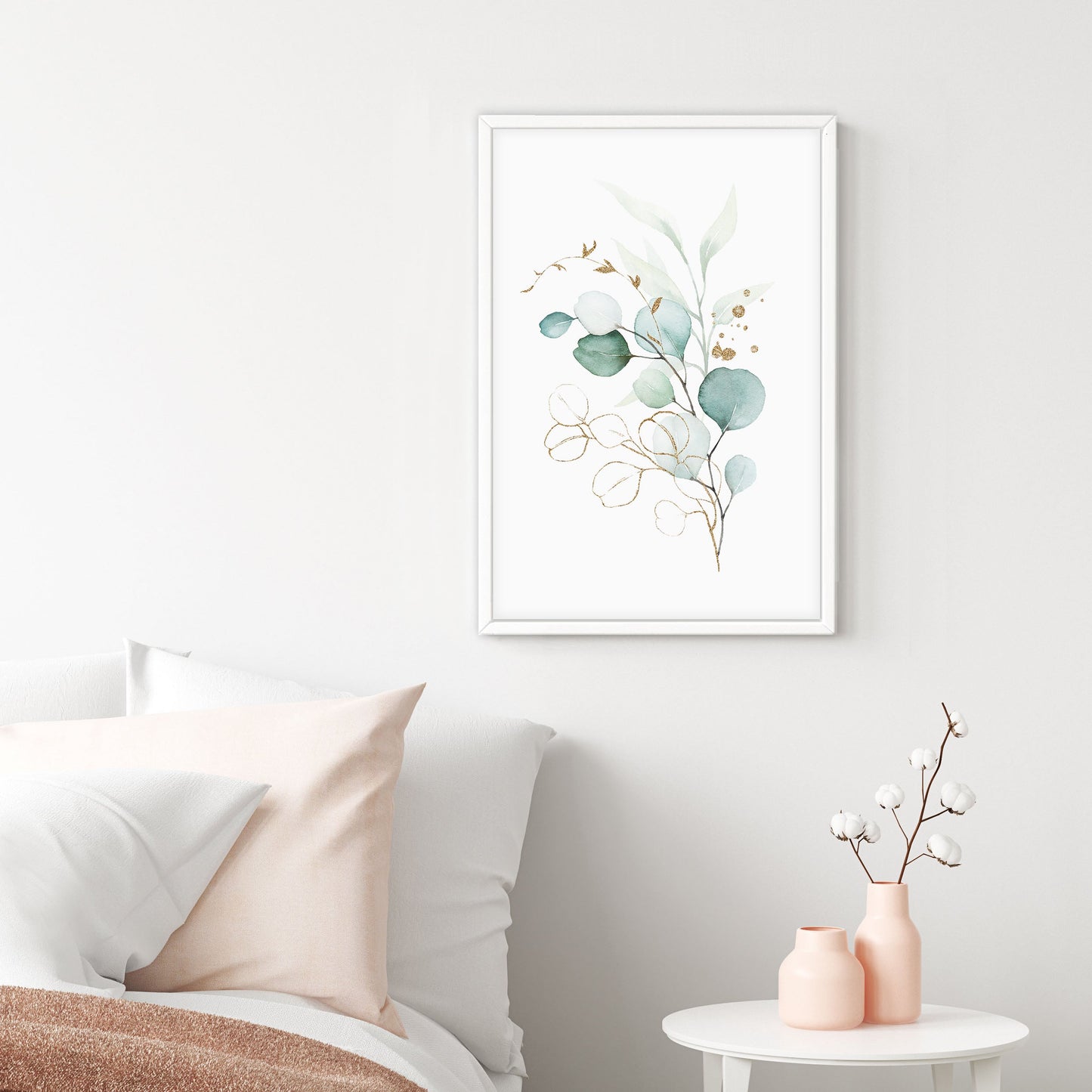 Ethan Taylor 'Watercolor Leaves III' Framed Art Print