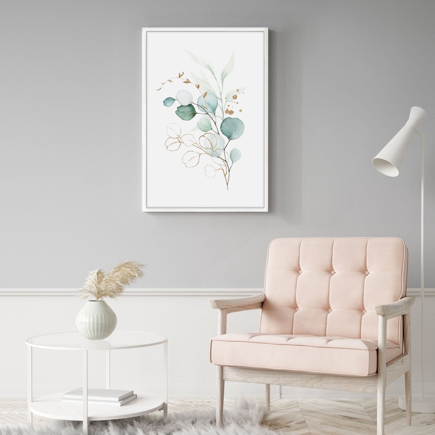 Ethan Taylor 'Watercolor Leaves III' Framed Art Print