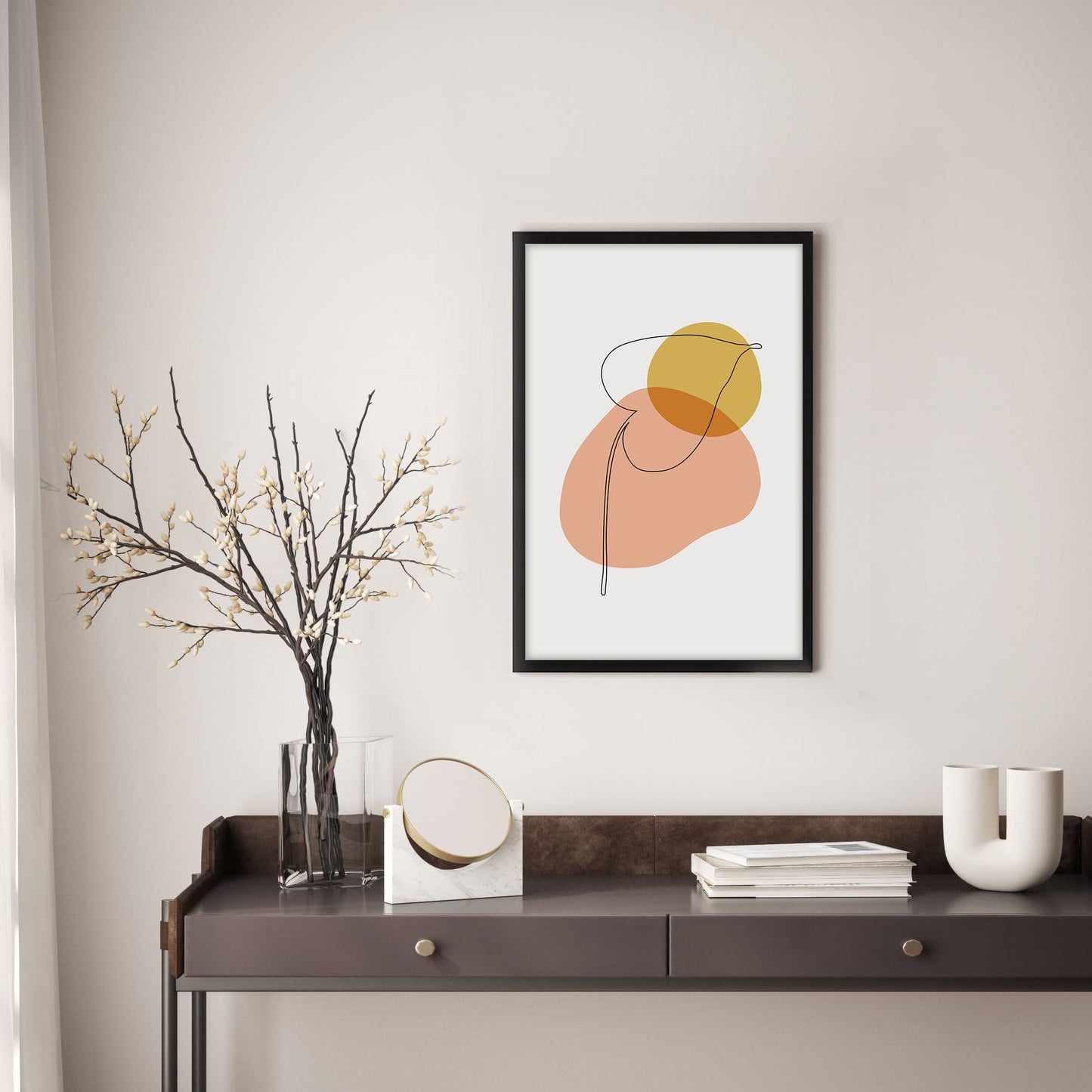 Ethan Taylor 'Modern Leaf' Framed Art Print