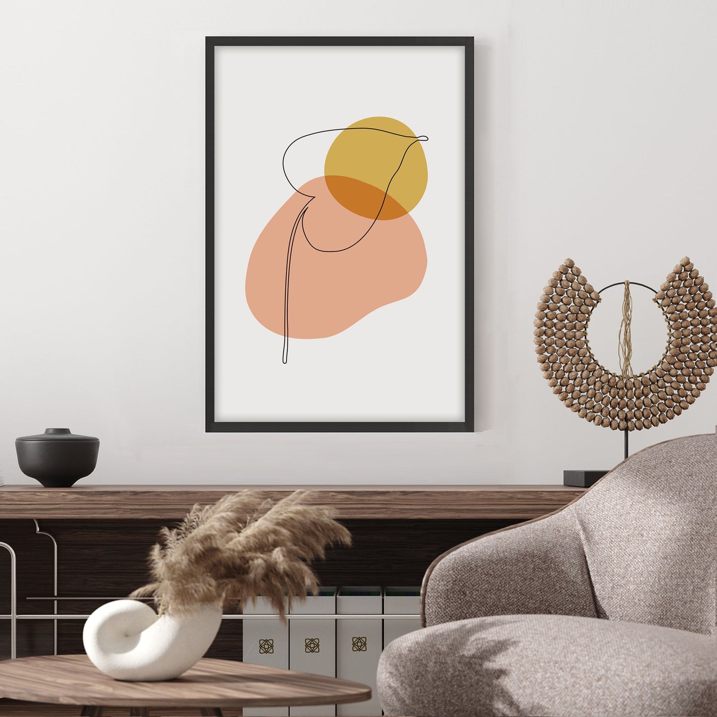 Ethan Taylor 'Modern Leaf' Framed Art Print