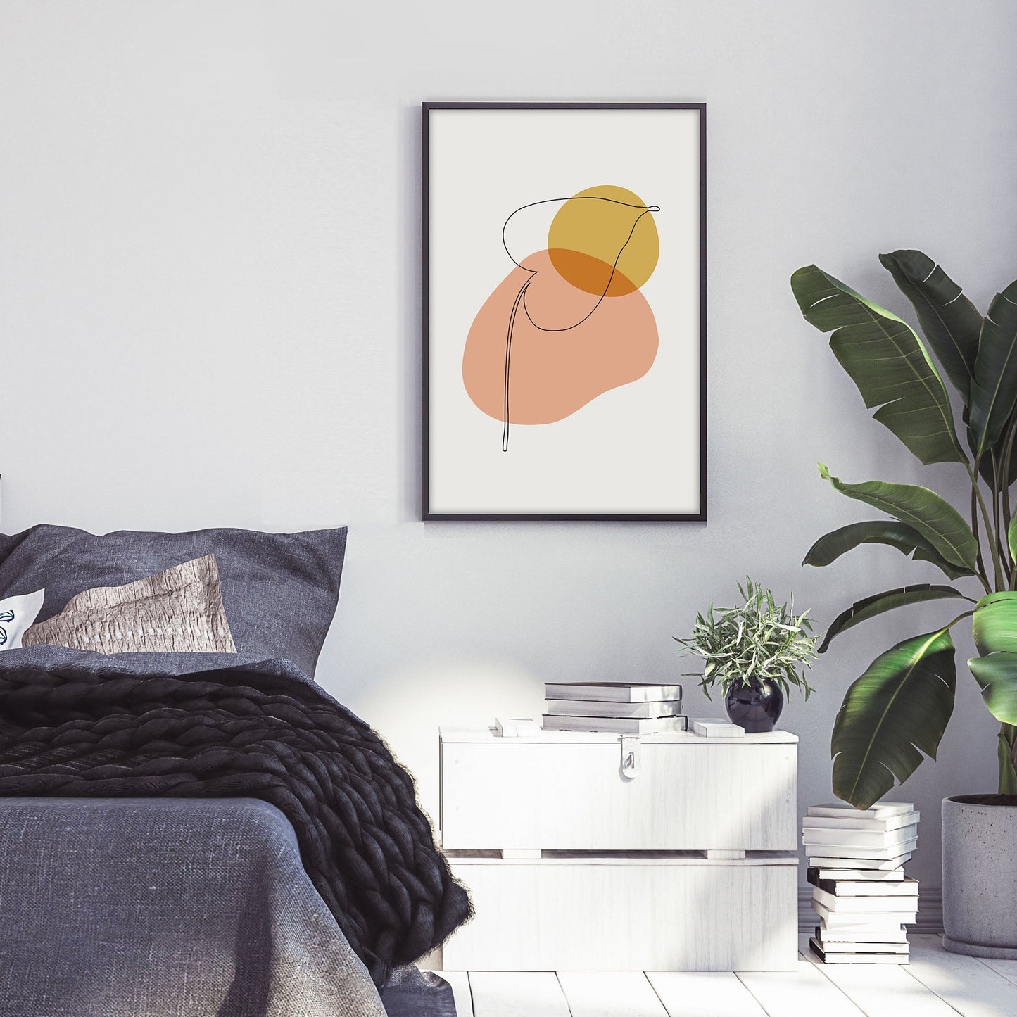 Ethan Taylor 'Modern Leaf' Framed Art Print