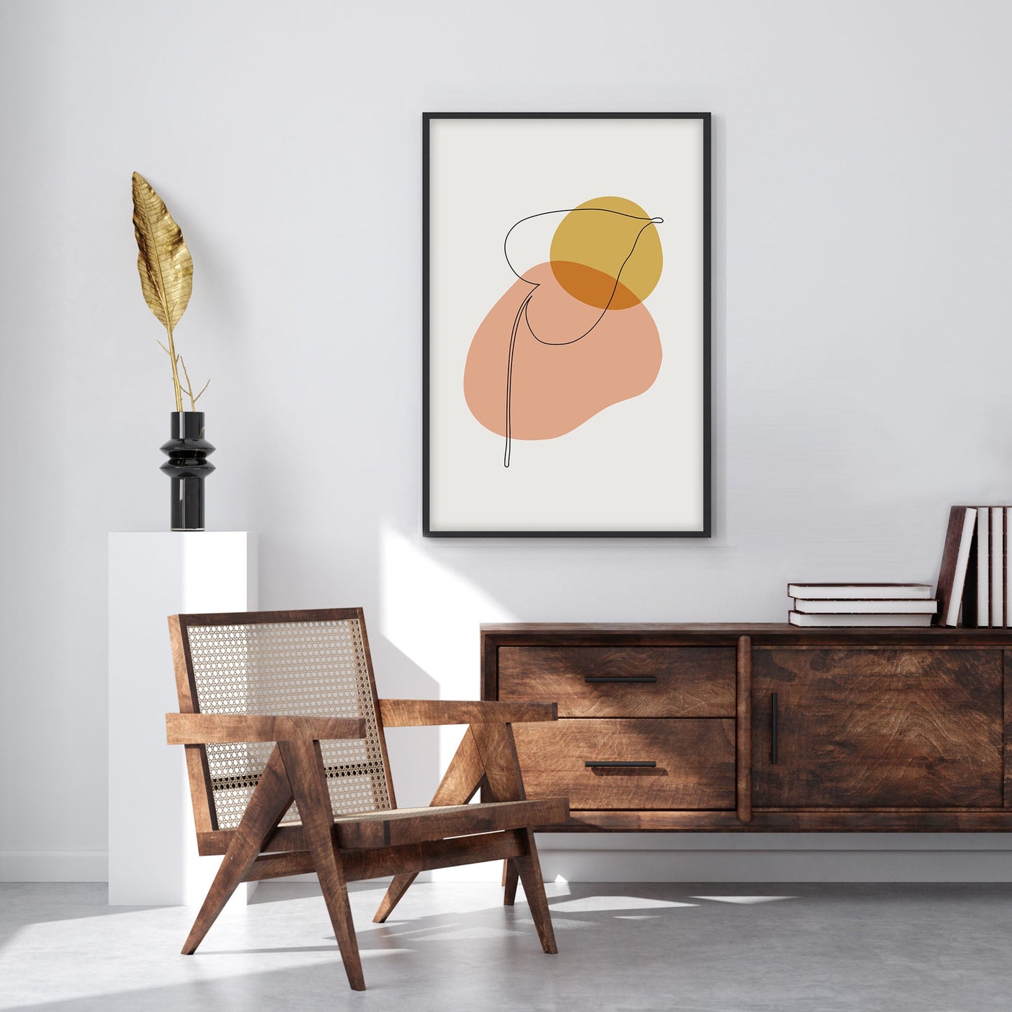 Ethan Taylor 'Modern Leaf' Framed Art Print