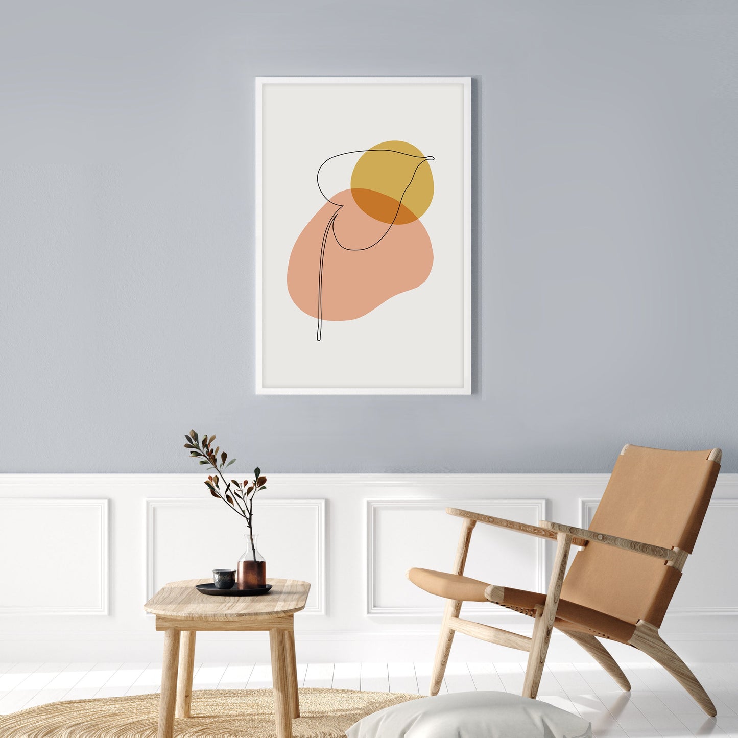 Ethan Taylor 'Modern Leaf' Framed Art Print