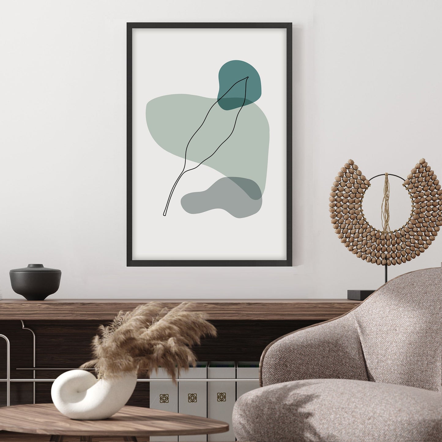 Ethan Taylor 'Modern Leaf II' Framed Art Print