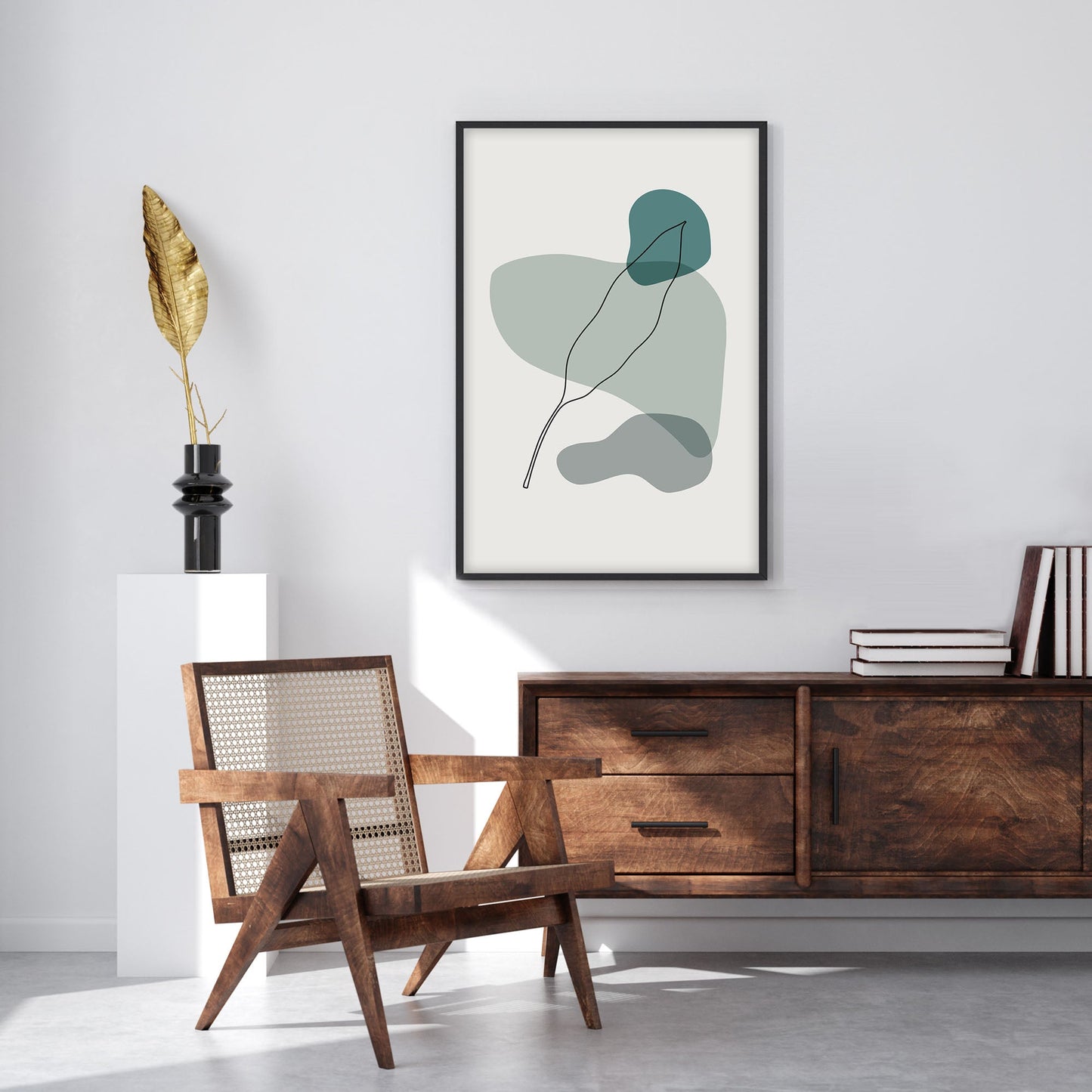 Ethan Taylor 'Modern Leaf II' Framed Art Print