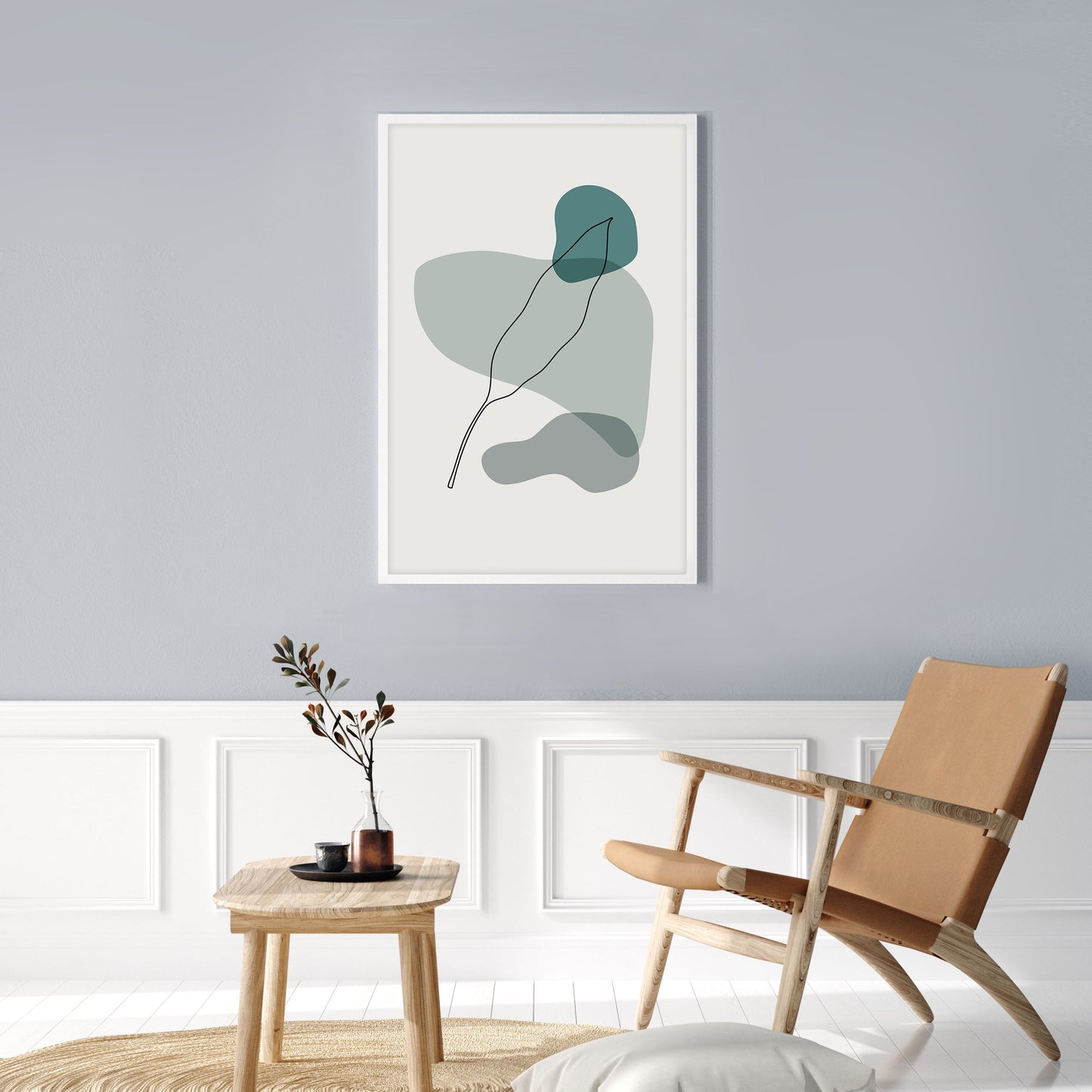 Ethan Taylor 'Modern Leaf II' Framed Art Print