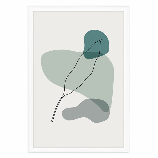 Ethan Taylor 'Modern Leaf II' Framed Art Print