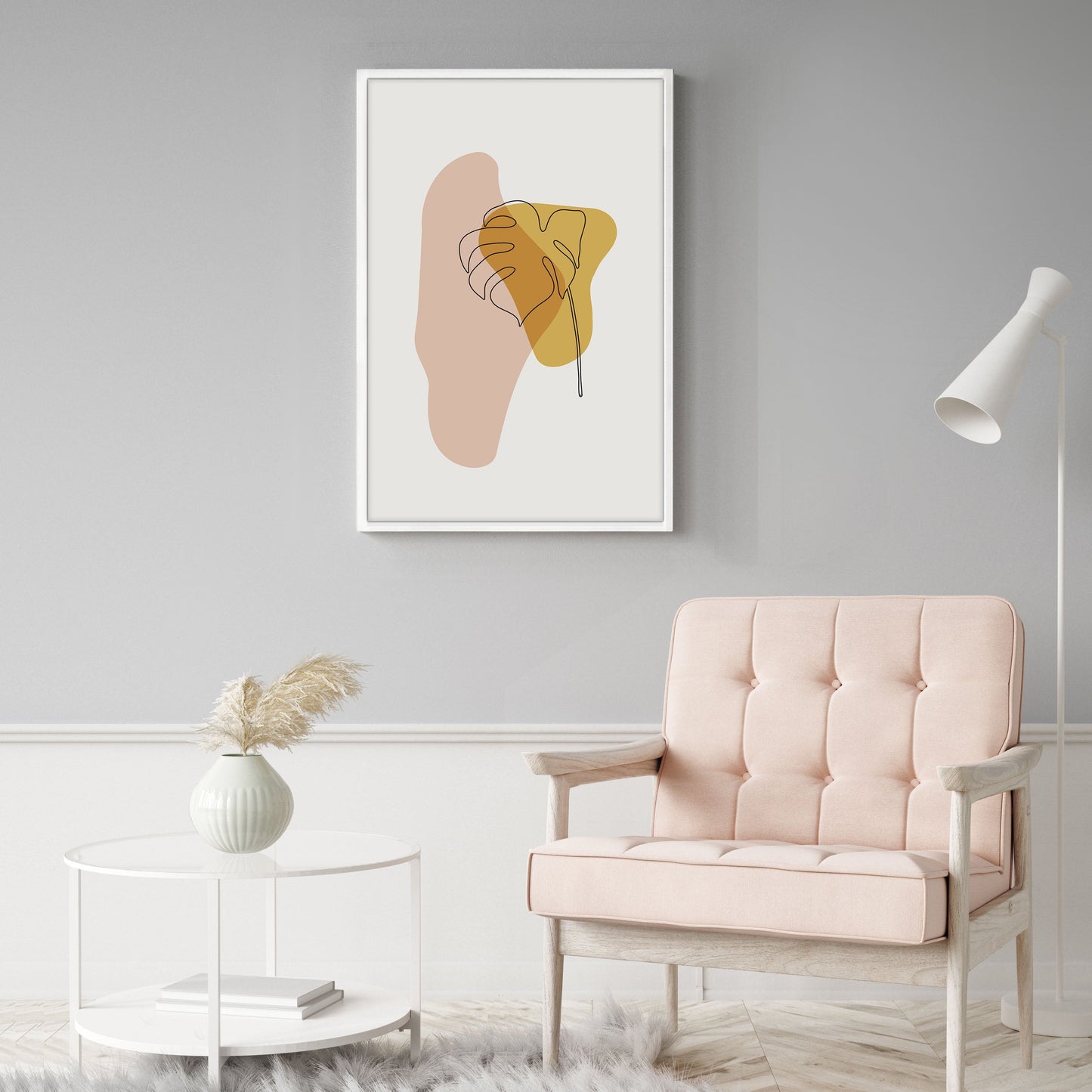 Ethan Taylor 'Modern Leaf III' Framed Art Print