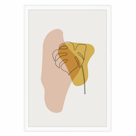 Ethan Taylor 'Modern Leaf III' Framed Art Print