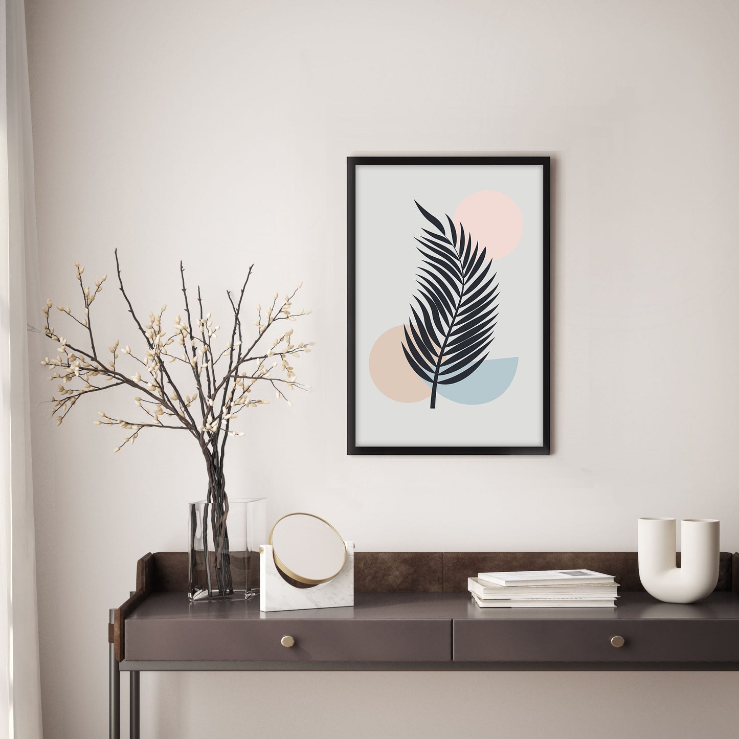 Ethan Taylor 'Palm Leaf III' Framed Art Print