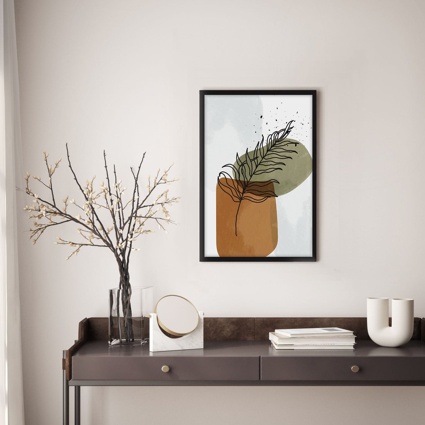 Ethan Taylor 'Leaf Bohemian' Framed Art Print