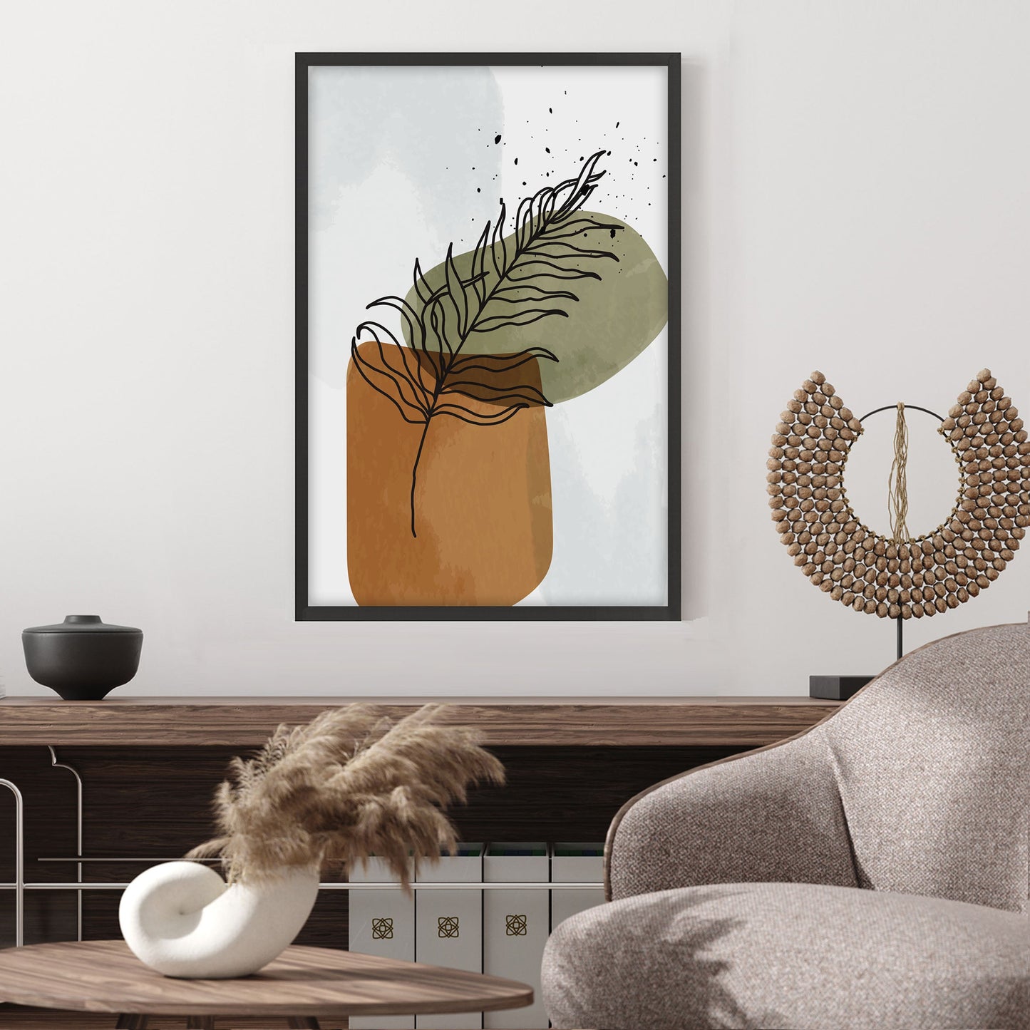 Ethan Taylor 'Leaf Bohemian' Framed Art Print