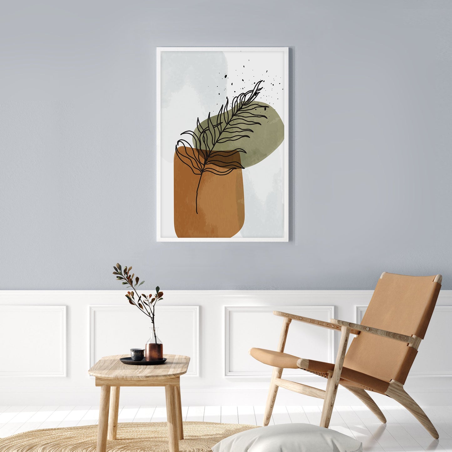 Ethan Taylor 'Leaf Bohemian' Framed Art Print