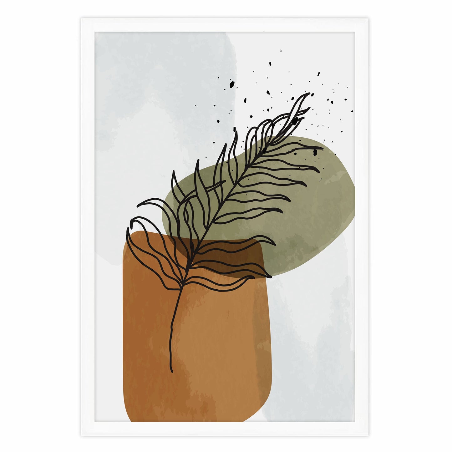 Ethan Taylor 'Leaf Bohemian' Framed Art Print