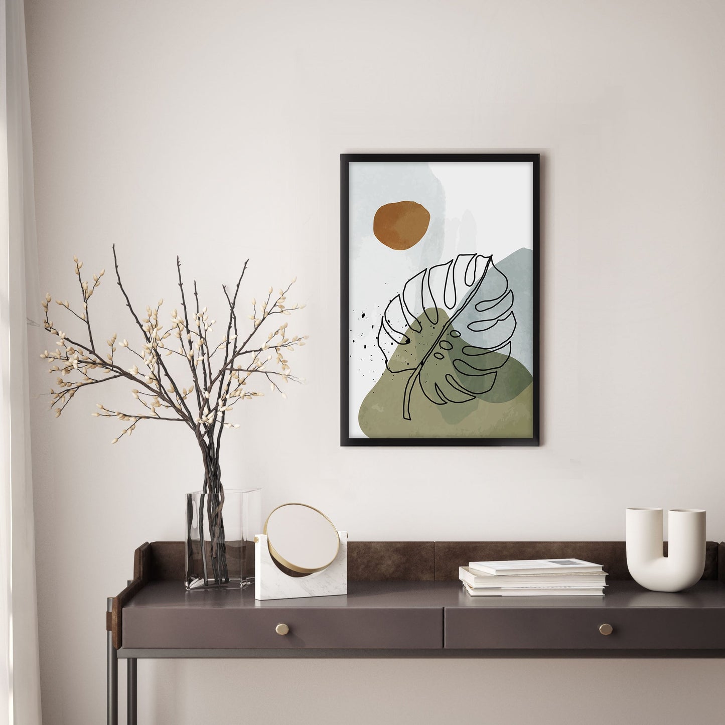 Ethan Taylor 'Leaf Bohemian II' Framed Art Print