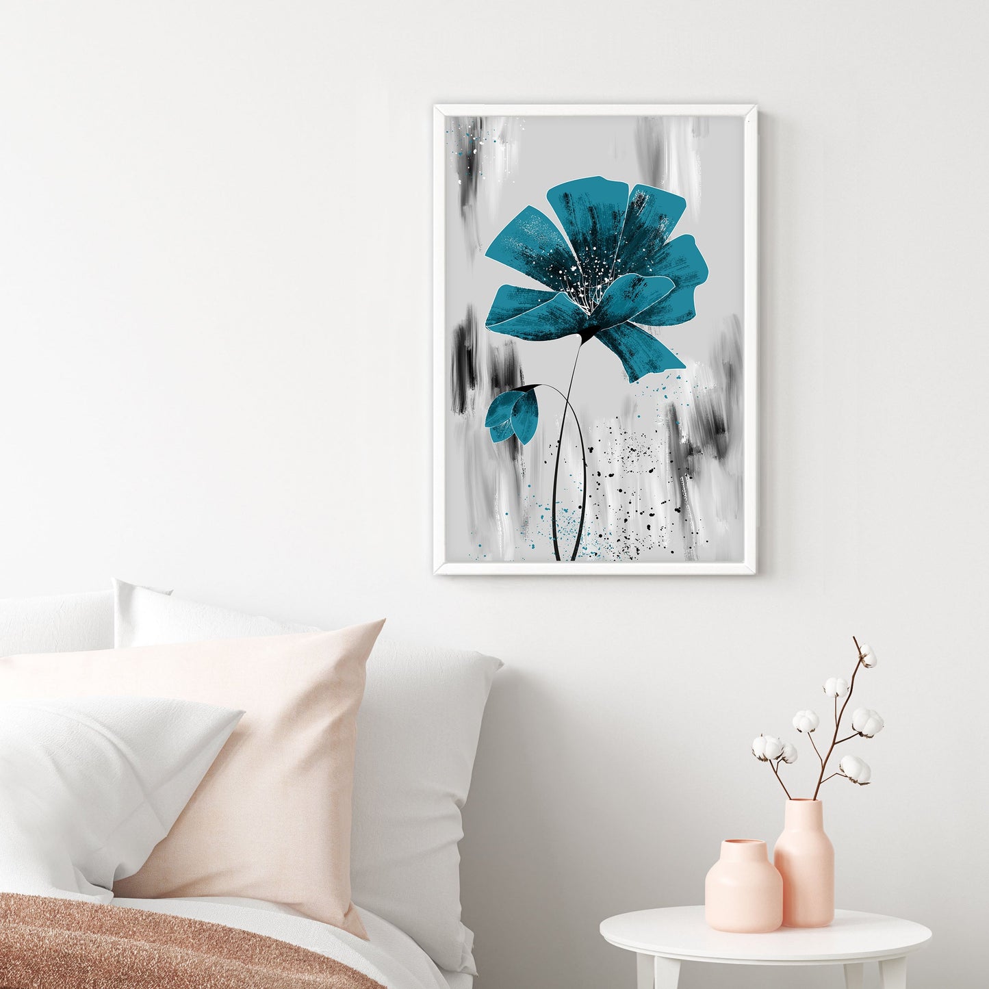 Ethan Taylor 'The Blue Flower' Framed Art Print