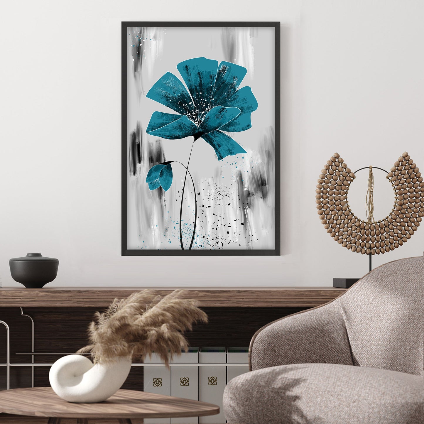 Ethan Taylor 'The Blue Flower' Framed Art Print