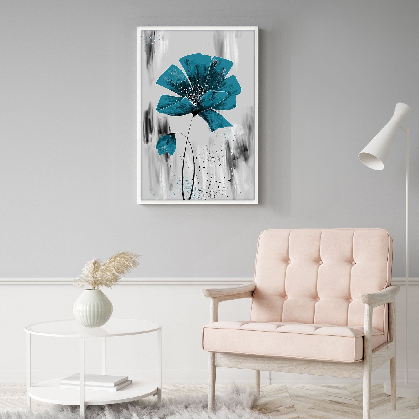 Ethan Taylor 'The Blue Flower' Framed Art Print