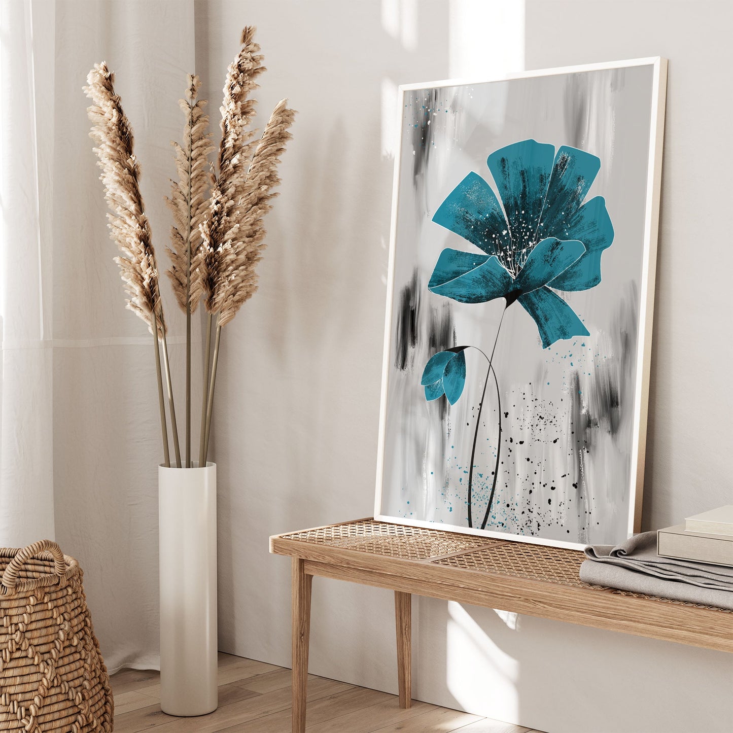 Ethan Taylor 'The Blue Flower' Framed Art Print