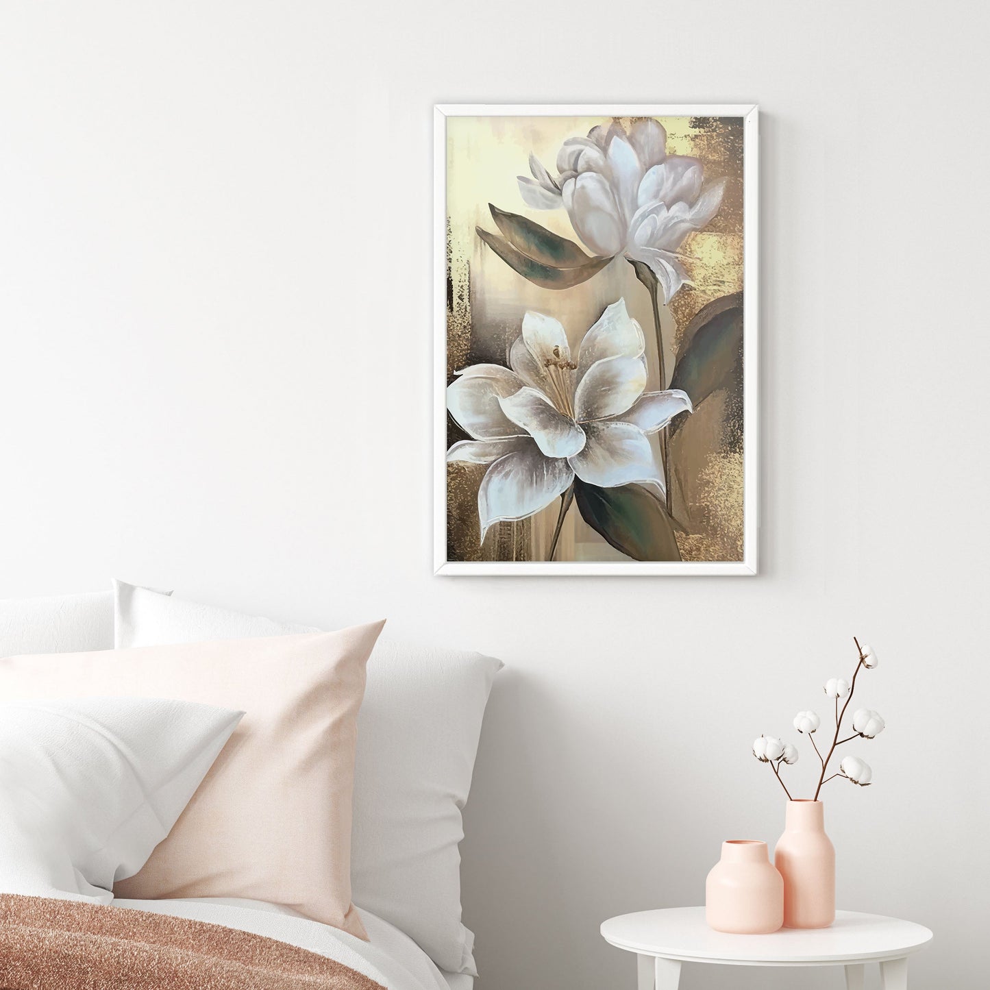 Ethan Taylor 'White Magnolias' Framed Art Print