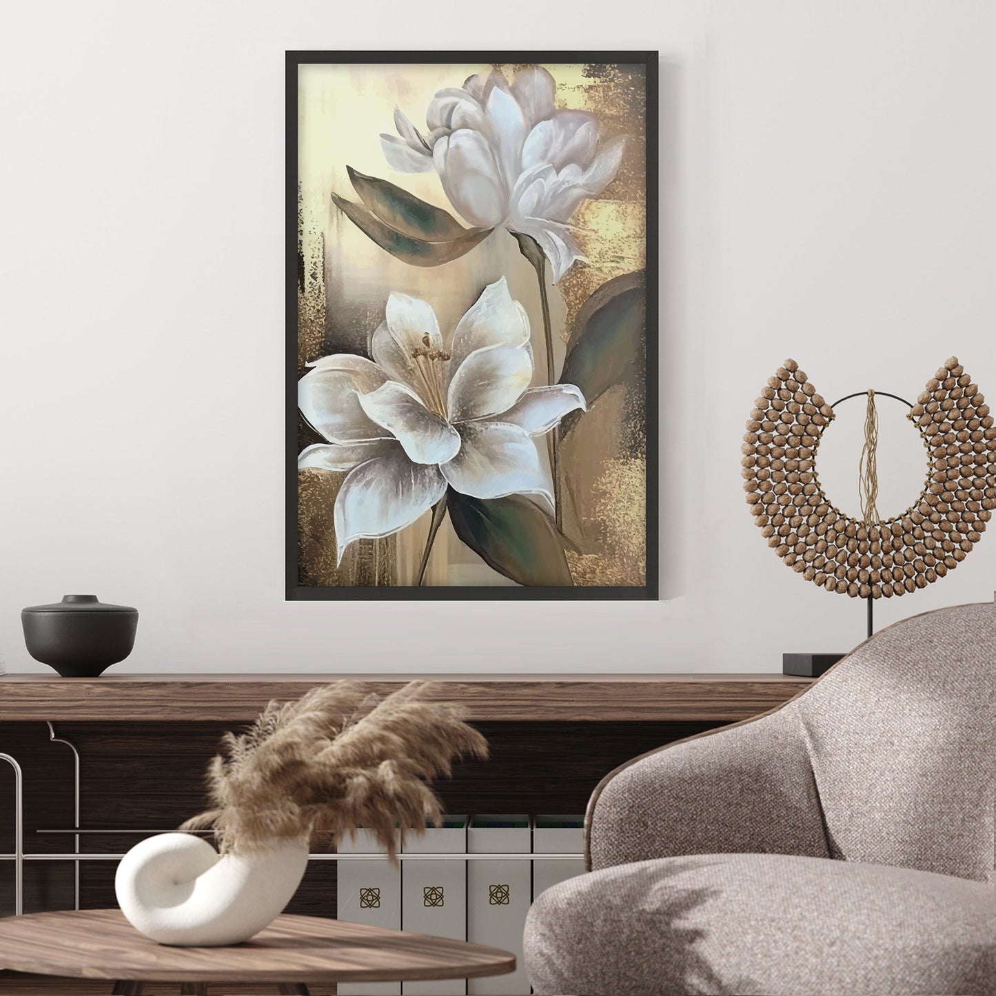 Ethan Taylor 'White Magnolias' Framed Art Print