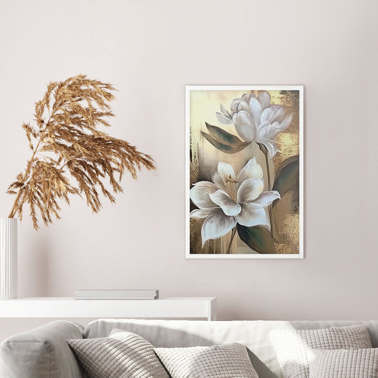 Ethan Taylor 'White Magnolias' Framed Art Print